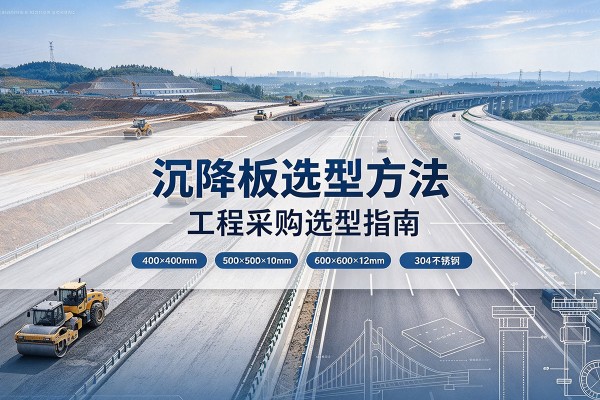 阿鲁科尔沁旗沉降板选择方法