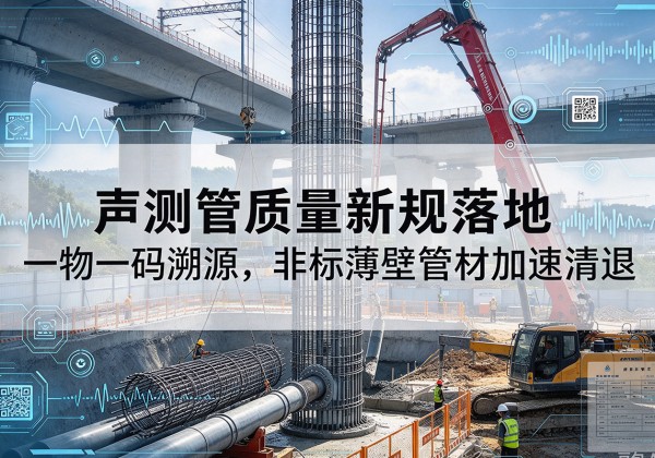 阿鲁科尔沁旗声测管质量新规落地，一物一码溯源，非标薄壁管材加速清退